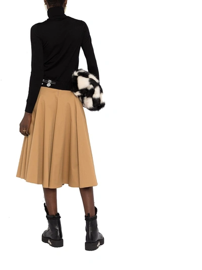 Shop Dsquared2 Women's Brown Cotton Skirt