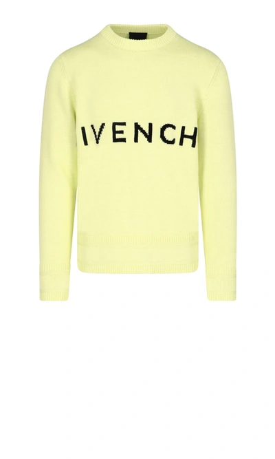 Shop Givenchy Men's Yellow Cotton Sweater