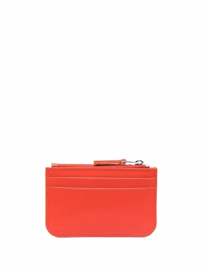 Shop Ami Alexandre Mattiussi Men's Red Leather Wallet
