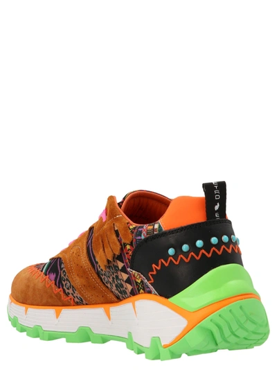 Shop Etro Men's Multicolor Other Materials Sneakers