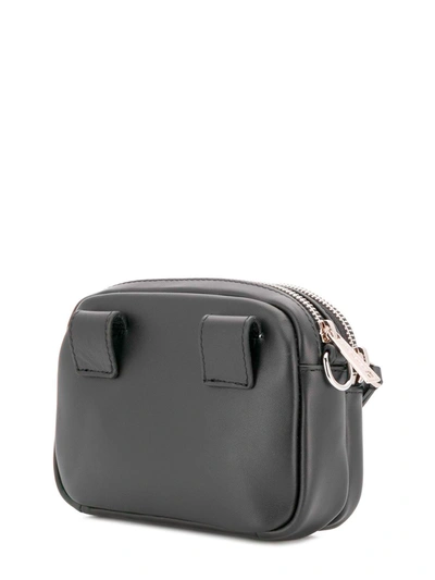 Shop Lancaster Paris Women's Black Leather Shoulder Bag