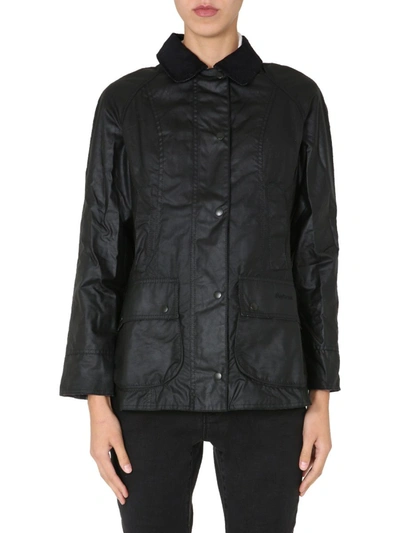 Shop Barbour Women's Black Other Materials Outerwear Jacket