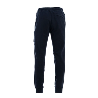 Shop Stone Island Men's Black Cotton Joggers