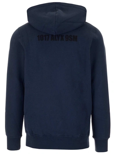 Shop Alyx Men's Blue Cotton Sweatshirt