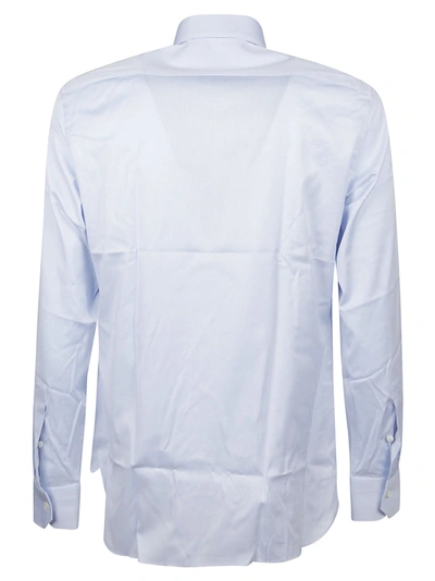 Shop Ermenegildo Zegna Men's Light Blue Other Materials Shirt