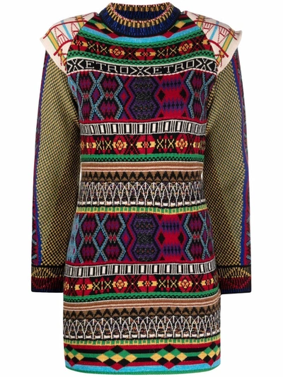 Shop Etro Women's Multicolor Wool Dress