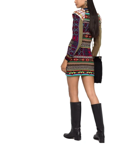 Shop Etro Women's Multicolor Wool Dress