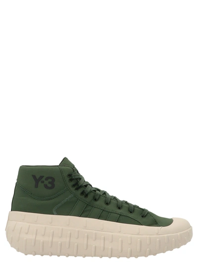 Shop Adidas Y-3 Yohji Yamamoto Men's Green Other Materials Sneakers