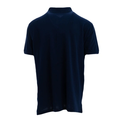 Shop Etro Men's Blue Cotton Polo Shirt