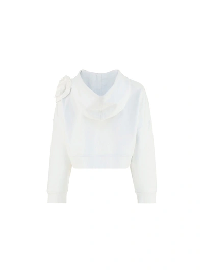 Shop Valentino Women's White Other Materials Sweatshirt