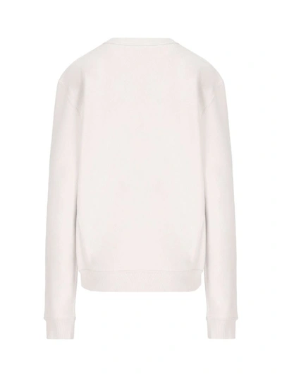 Shop Saint Laurent Men's White Cotton Sweatshirt