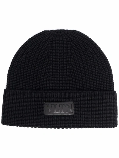 Shop Valentino Garavani Men's Black Wool Hat