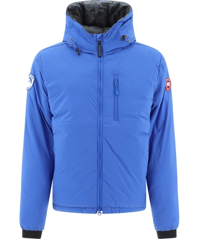 Shop Canada Goose Men's Blue Other Materials Jacket