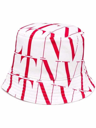 Shop Valentino Men's White Cotton Hat