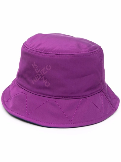 Shop Kenzo Men's Purple Polyester Hat