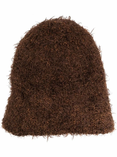 Shop Attico The  Women's Brown Acrylic Hat