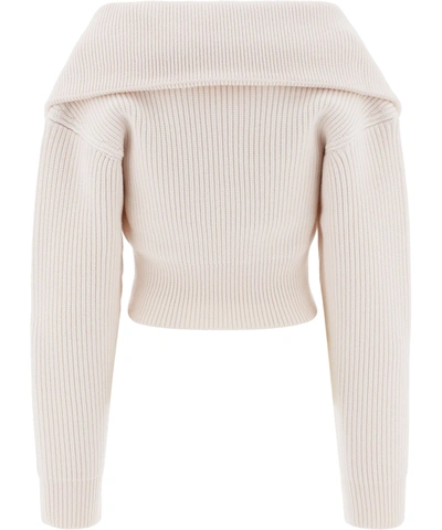 Shop Jacquemus Women's Black Other Materials Sweater