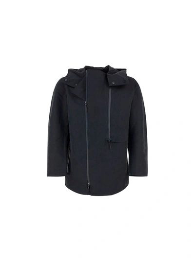 Shop Adidas Y-3 Yohji Yamamoto Men's Black Other Materials Coat