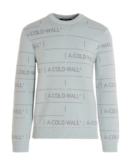Shop A-cold-wall* Men's Light Blue Other Materials Sweater