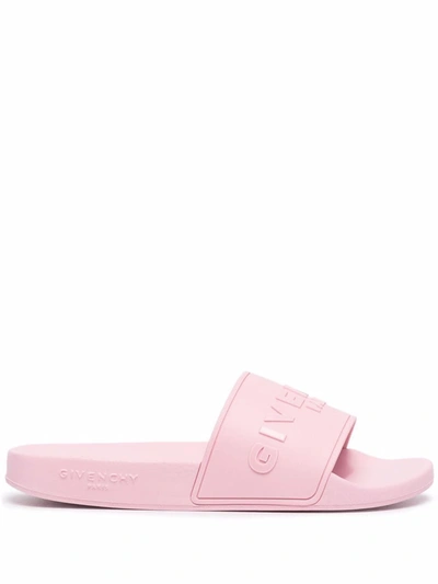 Shop Givenchy Women's Pink Rubber Sandals