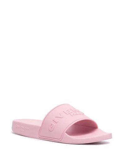 Shop Givenchy Women's Pink Rubber Sandals