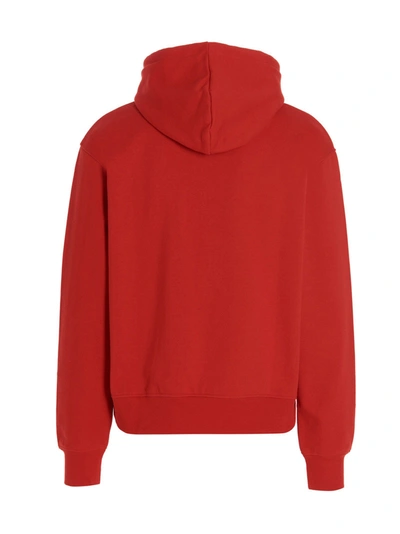 Shop Jacquemus Men's Red Cotton Sweatshirt