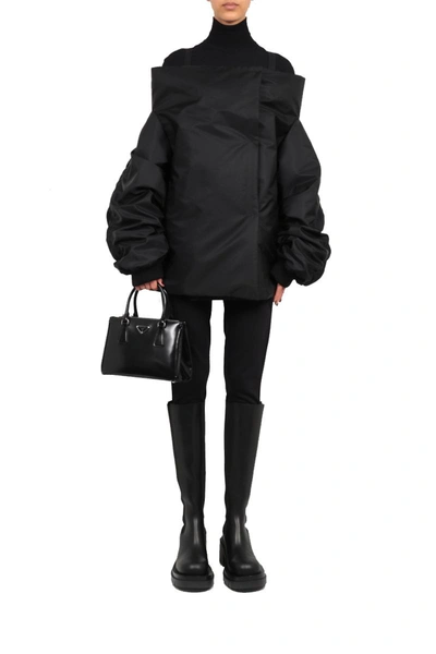 Shop Prada Women's Black Polyamide Down Jacket