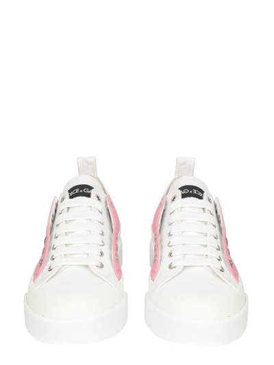 Shop Dolce E Gabbana Women's White Other Materials Sneakers