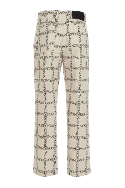 Shop Jw Anderson J.w. Anderson Men's White Other Materials Pants