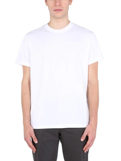 Shop Aspesi Men's White Other Materials T-shirt