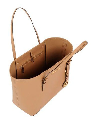 Shop Michael Michael Kors Handbag In Camel