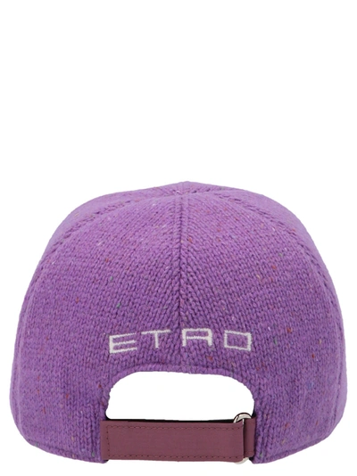 Shop Etro Men's Purple Other Materials Hat