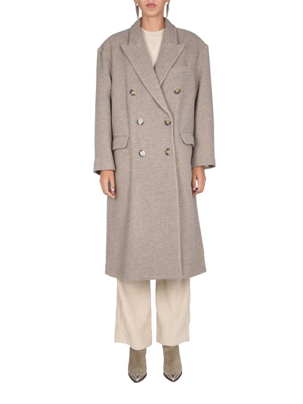 Isabel Marant Etoile Gray Lojima Coat