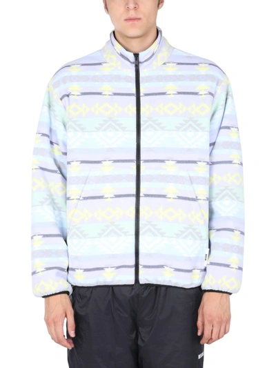 Shop Msgm Men's Multicolor Other Materials Outerwear Jacket