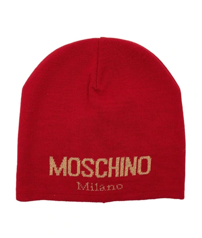 Shop Moschino Women's Red Other Materials Hat
