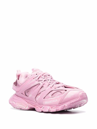 Shop Balenciaga Women's Pink Polyurethane Sneakers