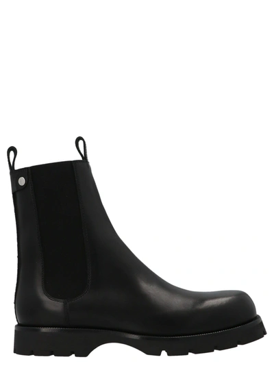 Shop Jil Sander Men's Black Other Materials Ankle Boots