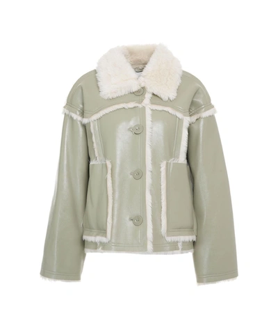 Shop Stand Studio Stand Women's Green Other Materials Outerwear Jacket