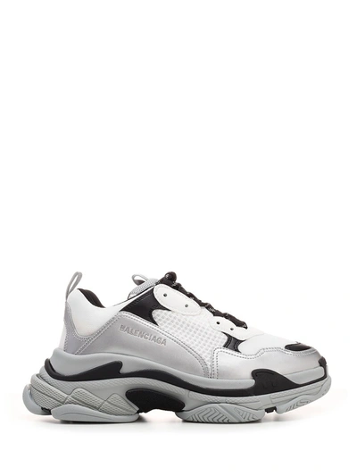 Shop Balenciaga Men's Grey Other Materials Sneakers