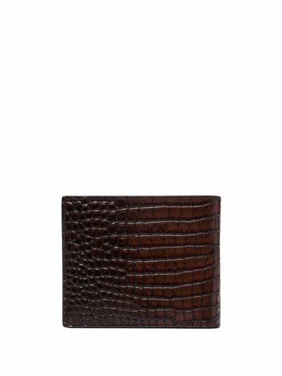 Shop Tom Ford Men's Brown Leather Wallet