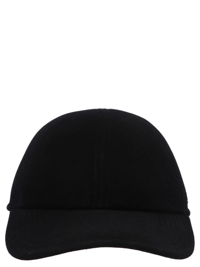 Shop Ermenegildo Zegna Men's Black Other Materials Hat