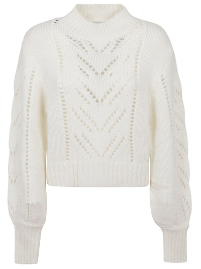 Shop Red Valentino Women's White Wool Sweater