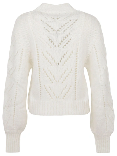 Shop Red Valentino Women's White Wool Sweater