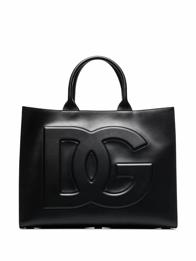 Shop Dolce E Gabbana Women's Black Leather Handbag