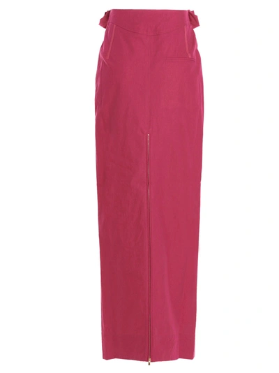 Shop Jacquemus Women's Pink Other Materials Skirt