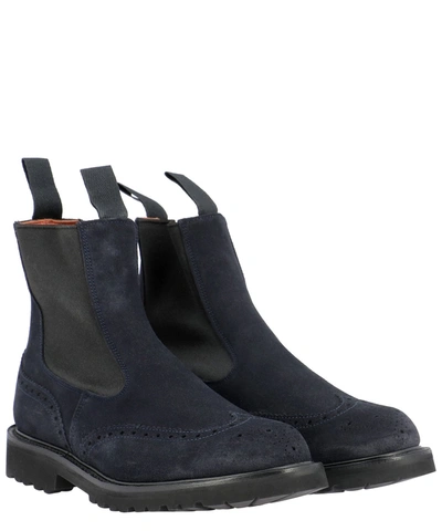 Shop Tricker's Women's Blue Other Materials Ankle Boots
