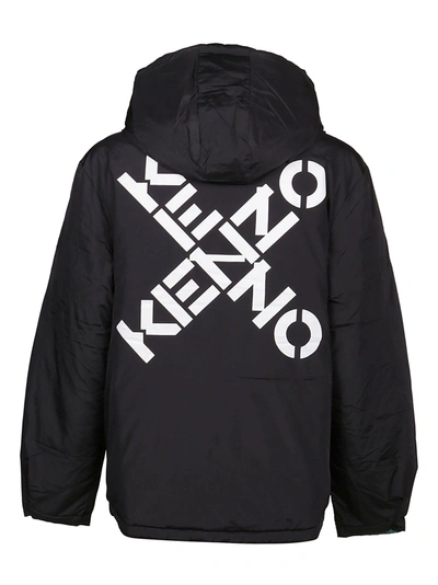 Shop Kenzo Men's Black Polyamide Down Jacket