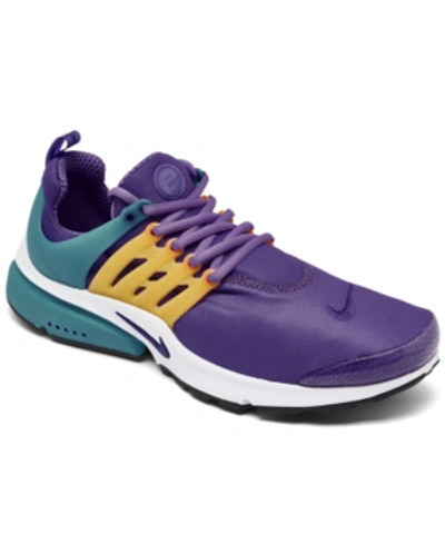Shop Nike Men's Air Presto Casual Sneakers From Finish Line In Berry, Purple, Teal