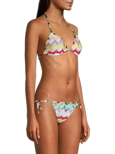 Shop Missoni 2-piece Zigzag Triangle Bikini Set In Miscellaneous