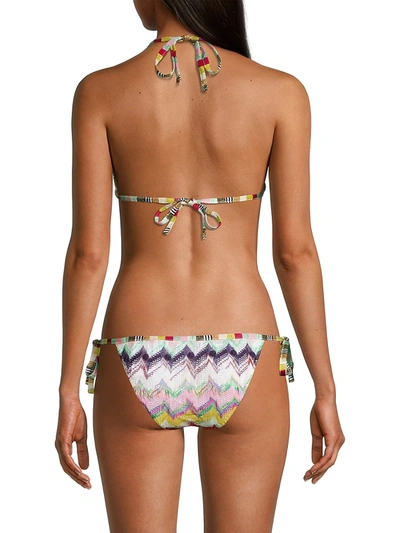 Shop Missoni 2-piece Zigzag Triangle Bikini Set In Miscellaneous